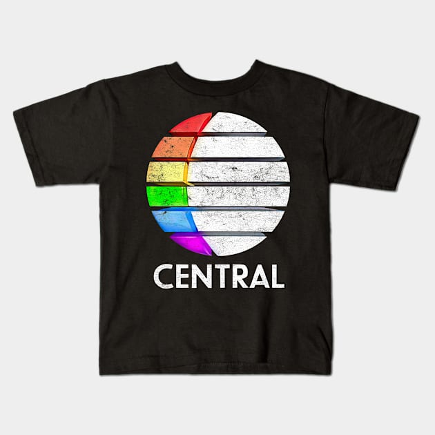 Central TV ------ 80s Logo Kids T-Shirt by CultOfRomance